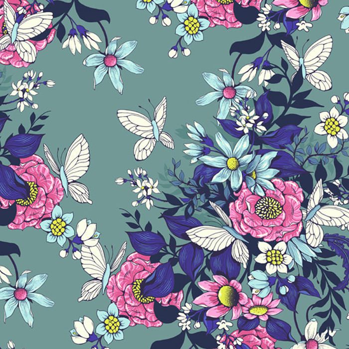 Designing a Floral Pattern for Fabric