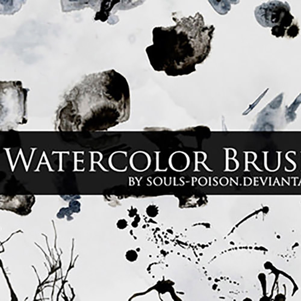 Acrylic brushes set Photoshop Brushes